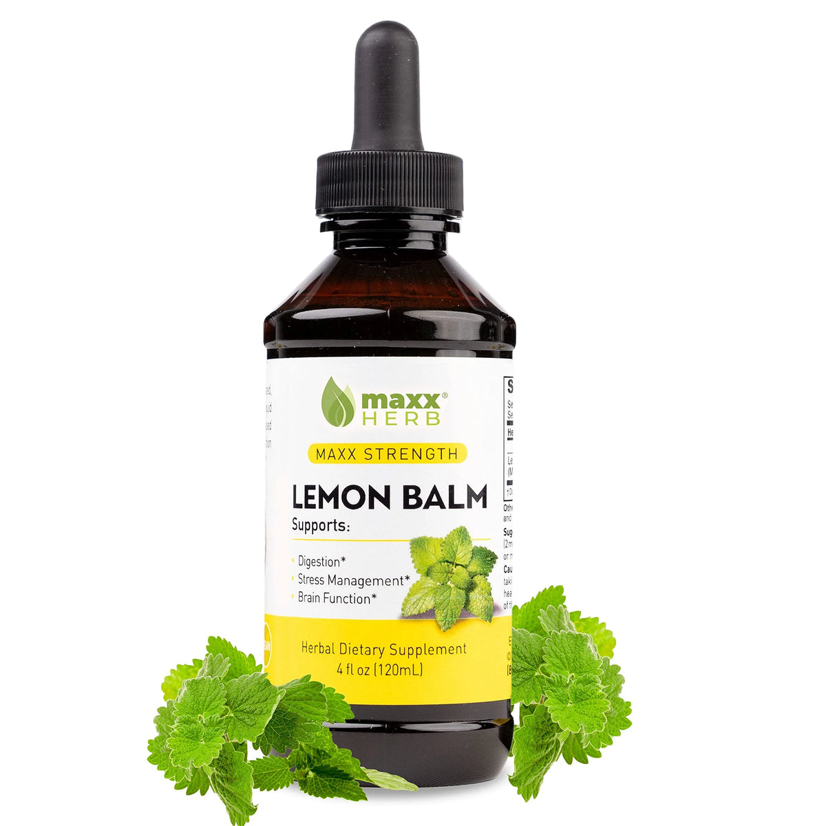 Lemon Balm Extract Liquid Tincture 4 Oz N6483