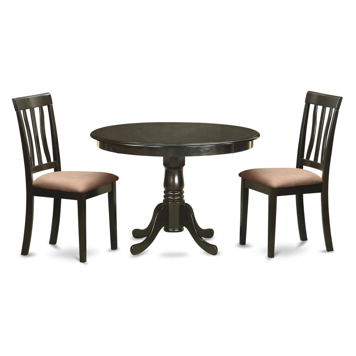 3 Piece Small Kitchen Table Set with 2 Dinette Chairs H784314