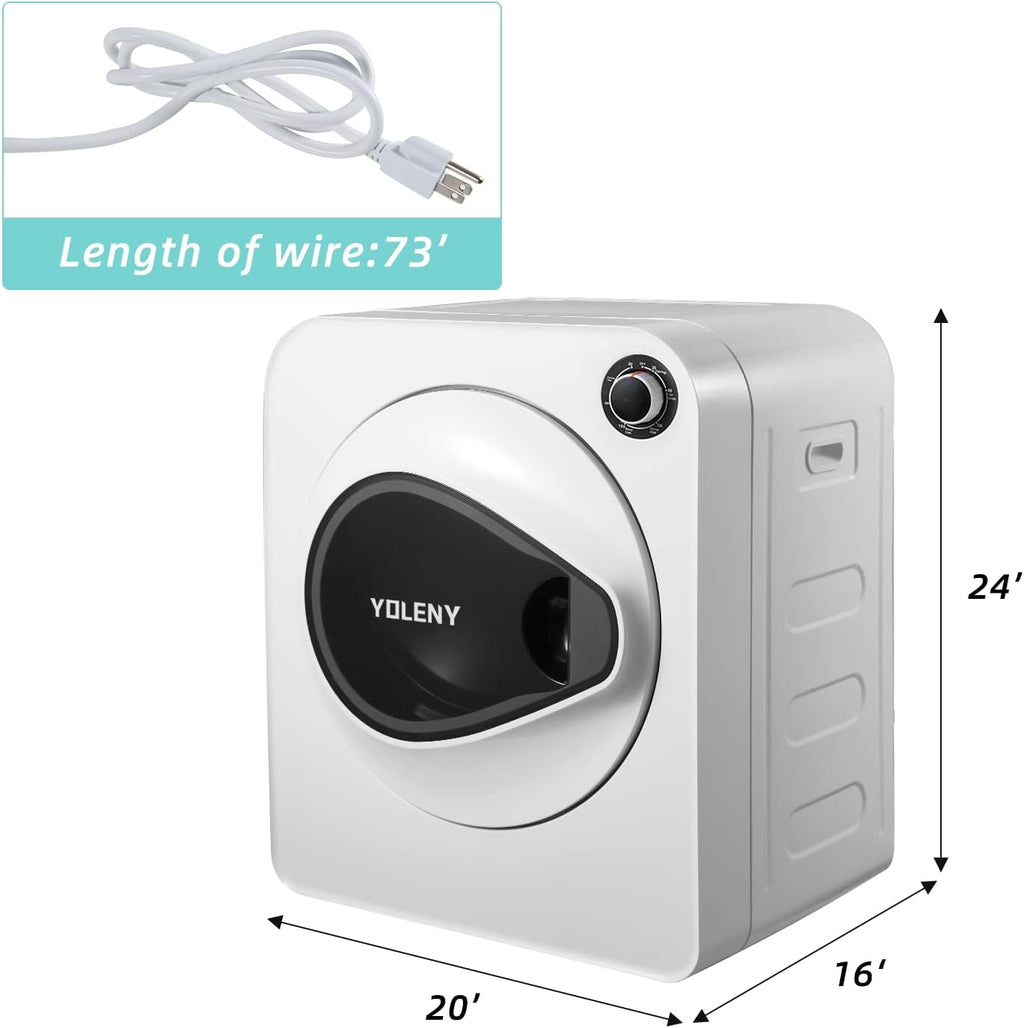 White Stainless Steel Portable Laundry Dryer N794456