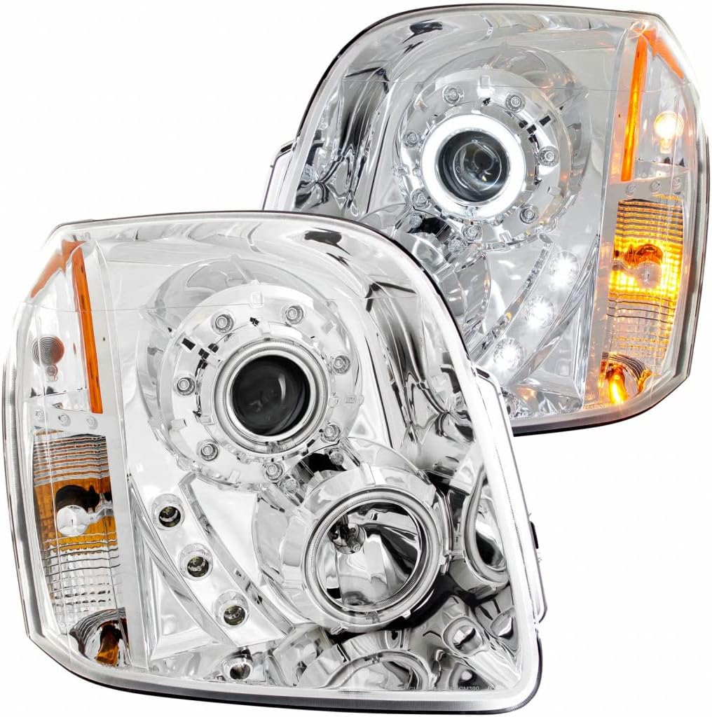 Projector Headlights with Halo Chrome N1877