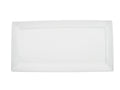 New Bone White Porcelain Rectangular Platter Box of 24 I1339