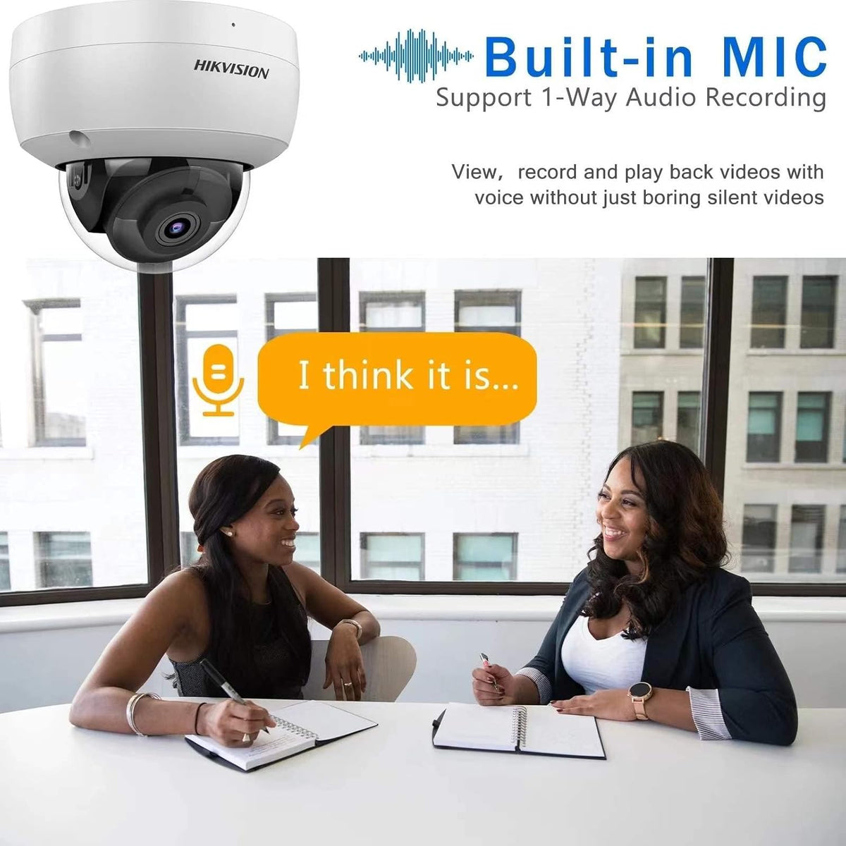 4K Acusense Fixed Dome Network Camera with 2.8mm Lens L28501