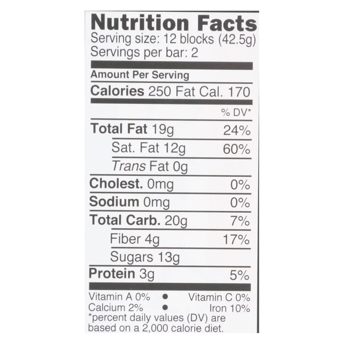 Dark Chocolate Mint Crisp Case of 12 3 OZ X3719