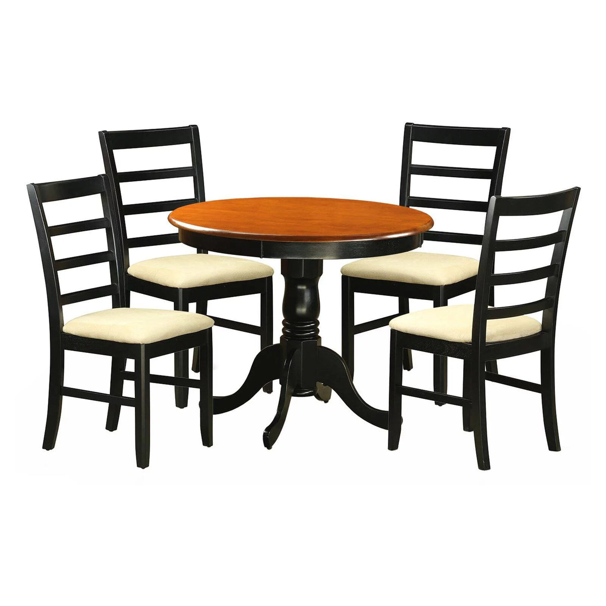 5 Piece Wood Kitchen Table Set T9110