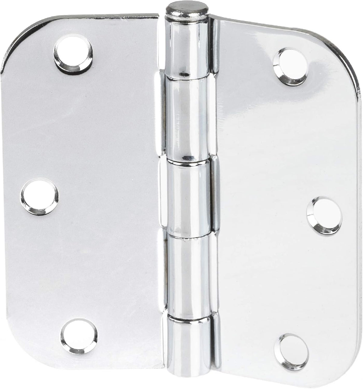 48 Pack Black Flat Interior Door Hinges 3.5 x 3.5 Inch 5/8 Radius Corners R723