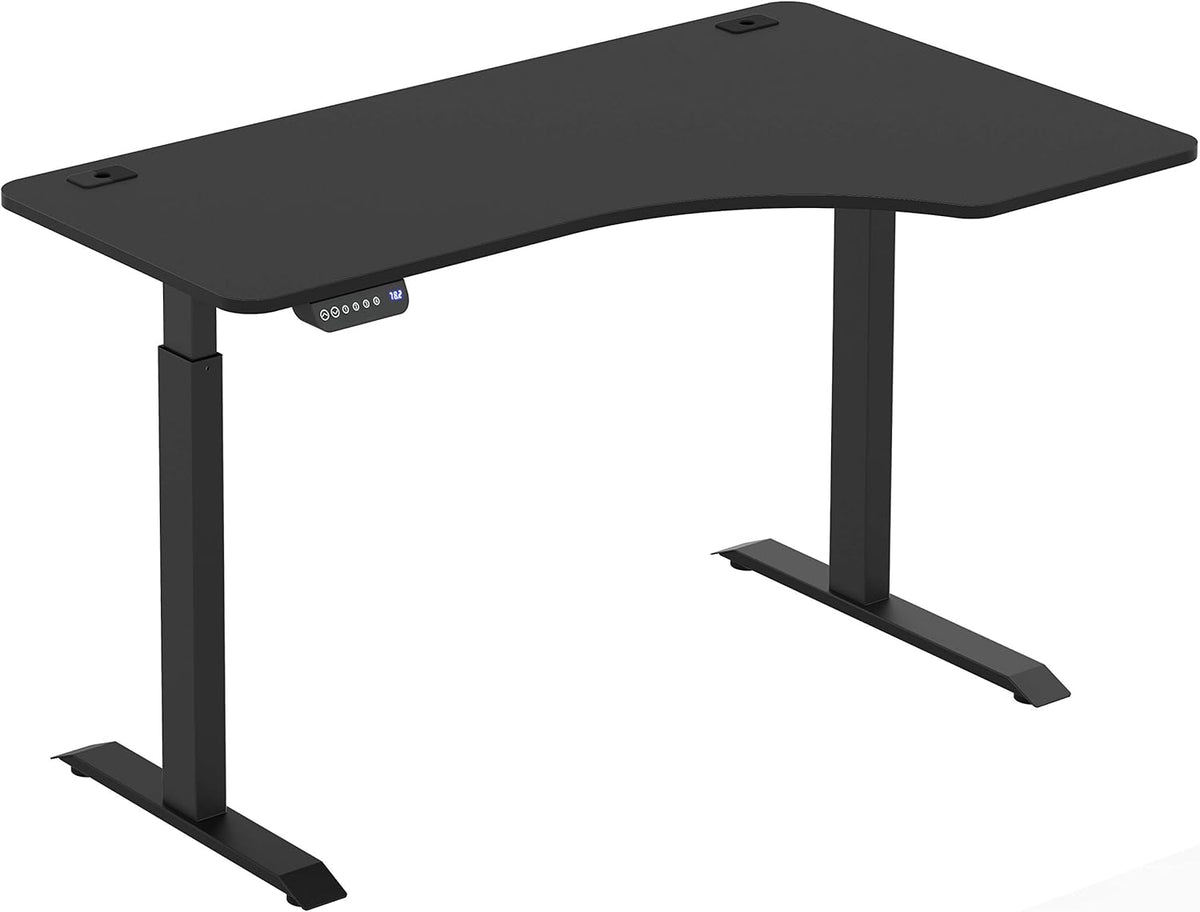 Oak L-Shaped Electric Standing Desk W905313
