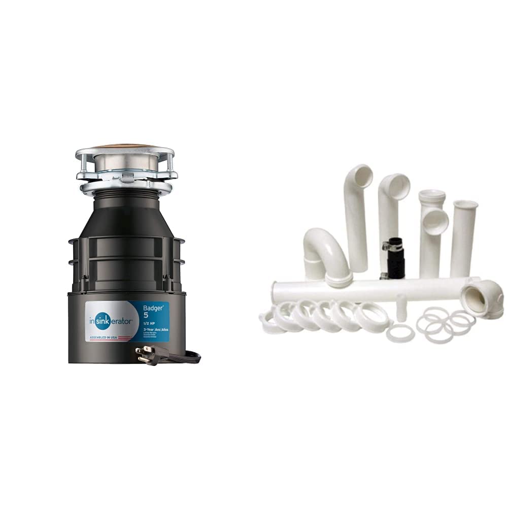Black 1/2 HP Continuous Feed Garbage Disposal Z904