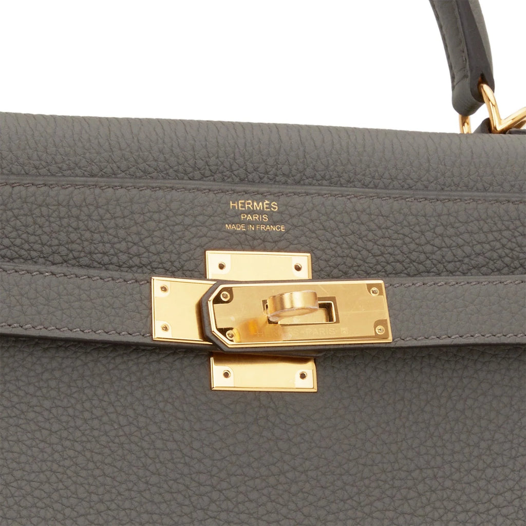 Etain Togo Leather Handbag Z2151