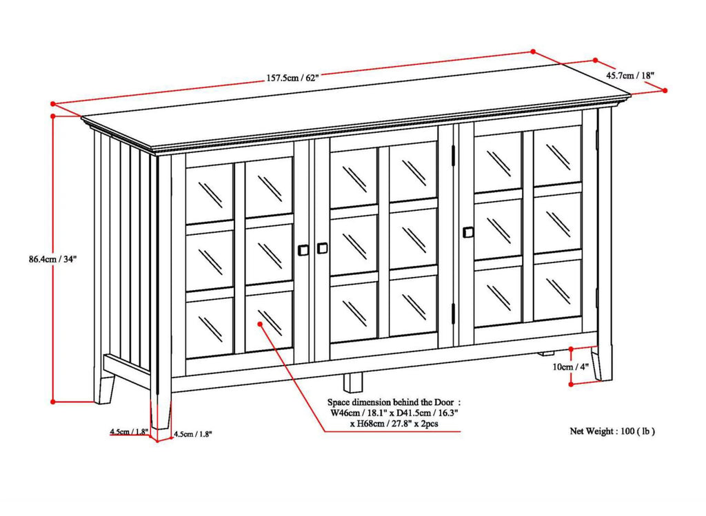 62" Storage Cabinet R63499