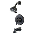 Tuscan Bronze 4-Spray Tub and Shower Faucet N86432