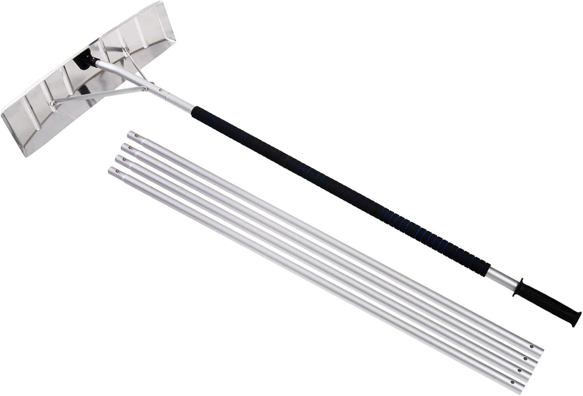 Extendable Aluminum Roof Snow Rake with 25" Blade, Pack of 2 K454963