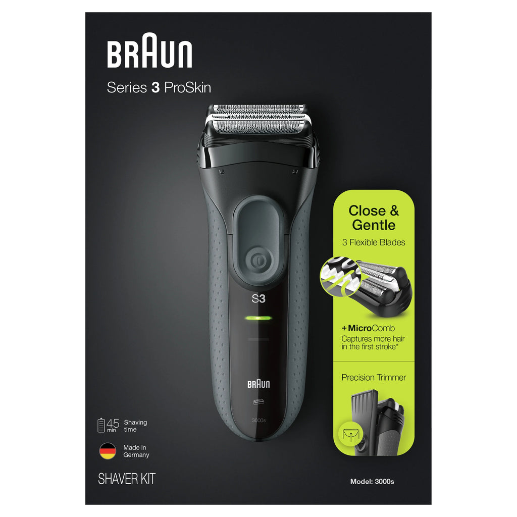 Black Rechargeable Electric Shaver J994