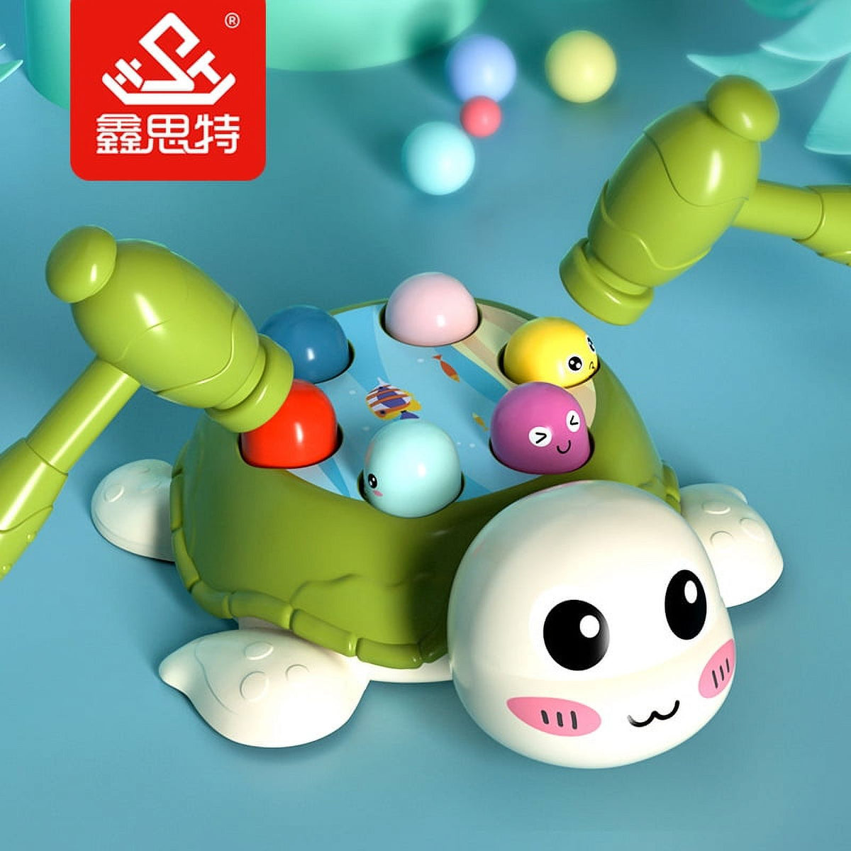 Knocking Toy Whack Tortoise Game Hammer Whacking Toy C989