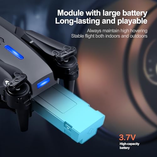 Mini Drone with Screen Controller, 2 Batteries, Foldable Y8445