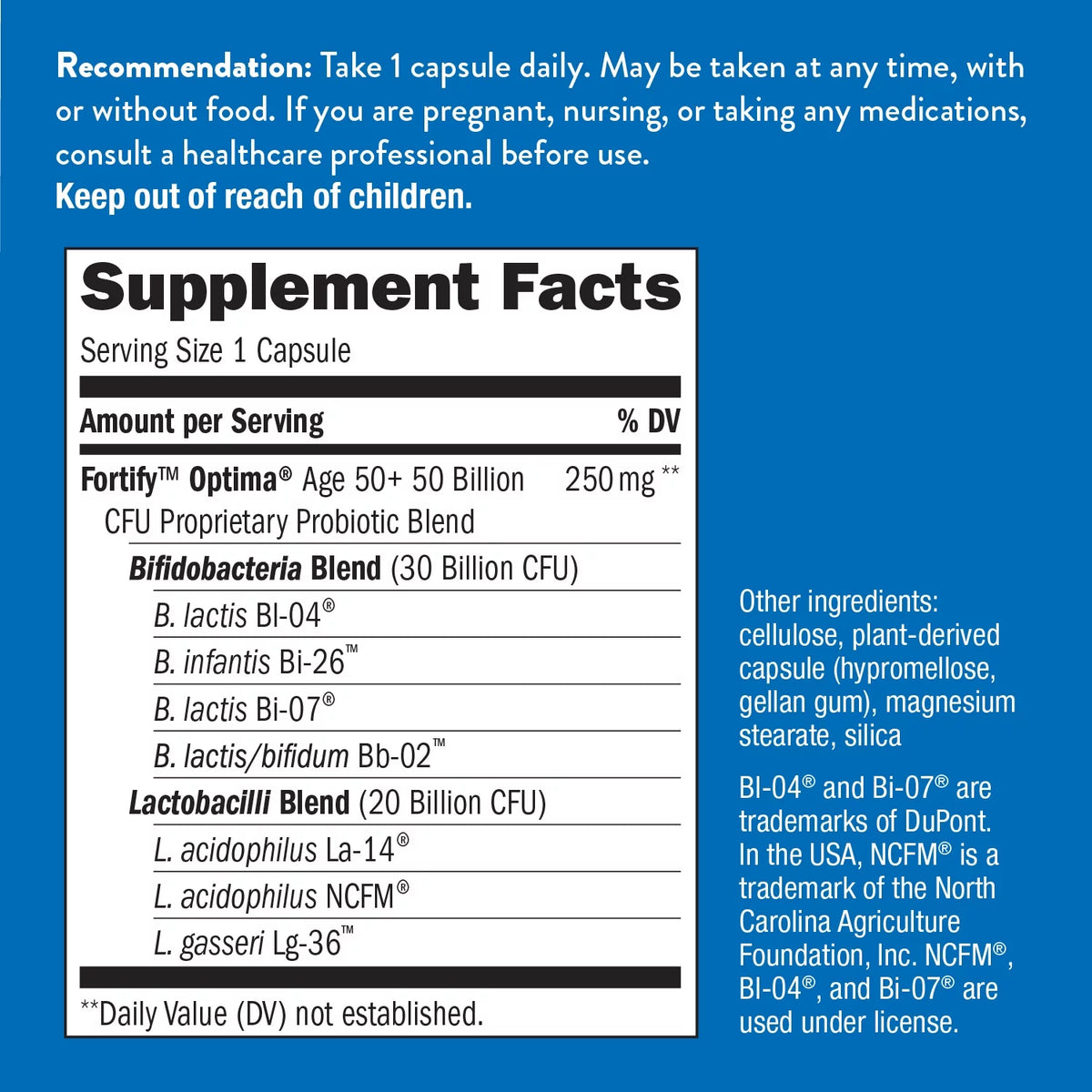 30 Capsules Daily Probiotic X351