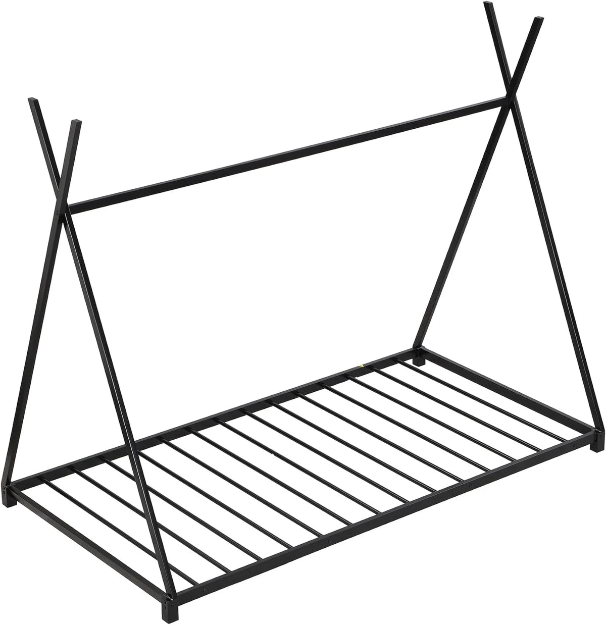 White Metal Toddler House Bed Frame L36977