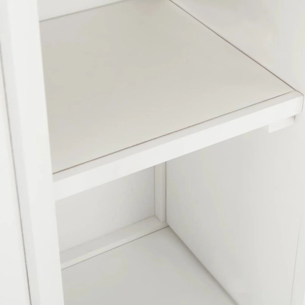 11 Bottles Oak Wood Wine Cabinet with Door O23970