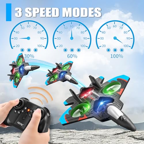 Foam Remote Control Airplane RC Plane Fighter Jet with Light G141442