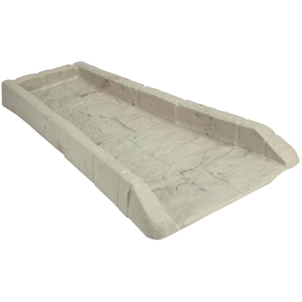 Light Taupe Decorative Rain Gutter Downspout Splash Block 6 Pack B605