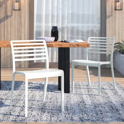 White Side Chair Set of 2 A197