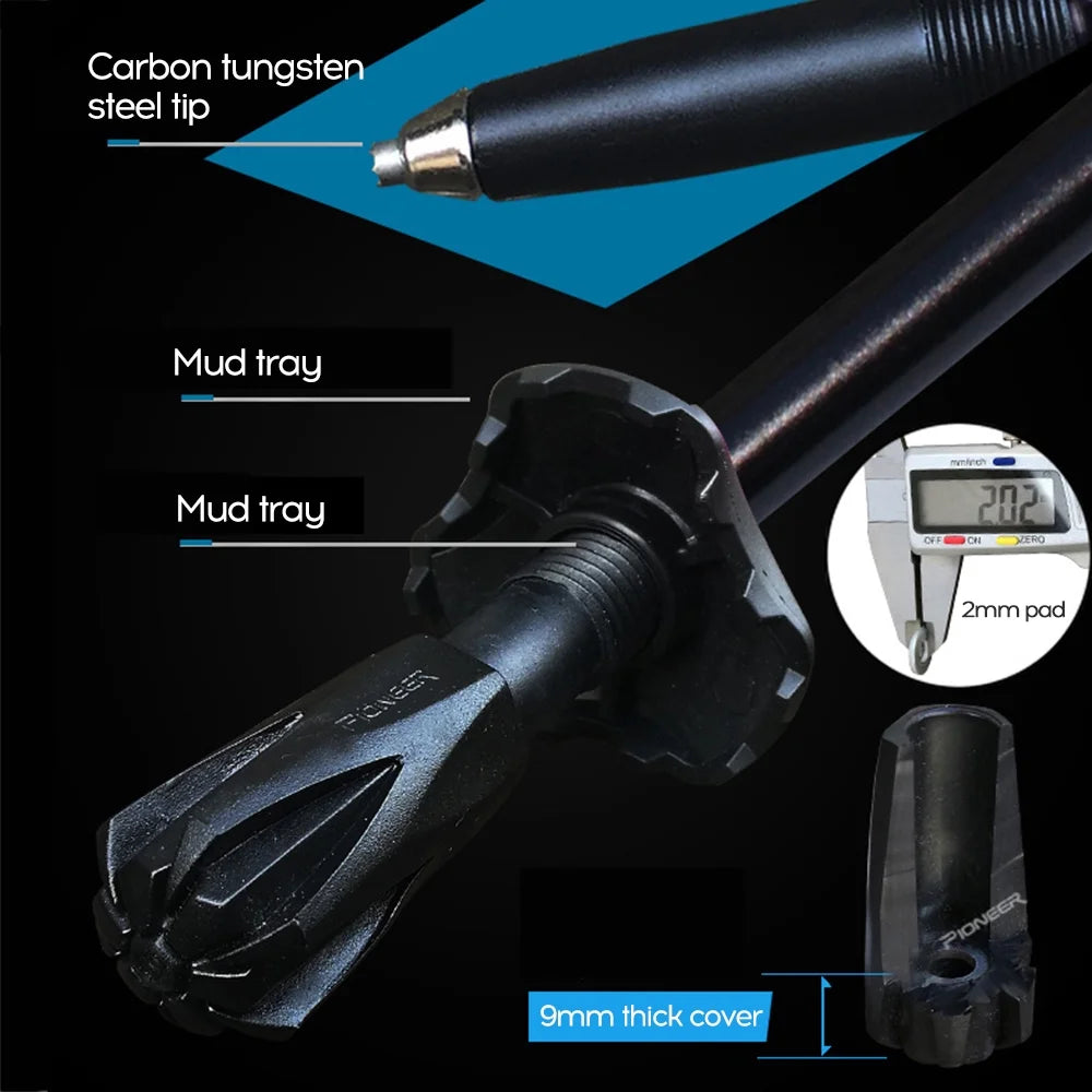 Telescopic Adjustable Trekking Hiking Cane R5309