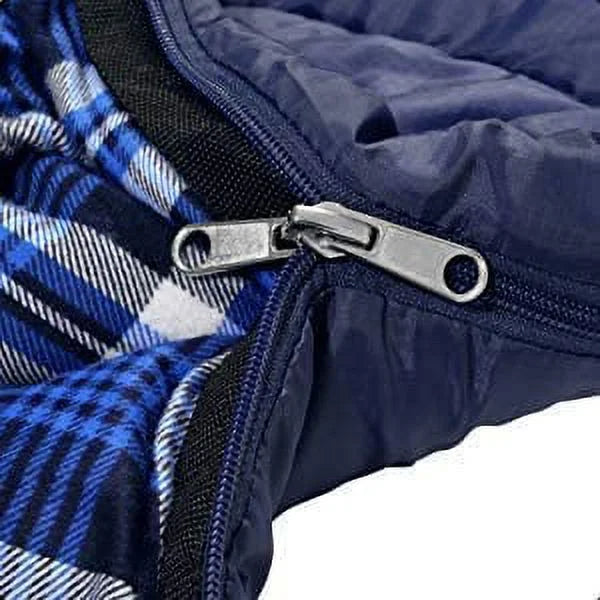 Cotton Flannel Queen Size 2 Person Waterproof Sleeping Bag T351922