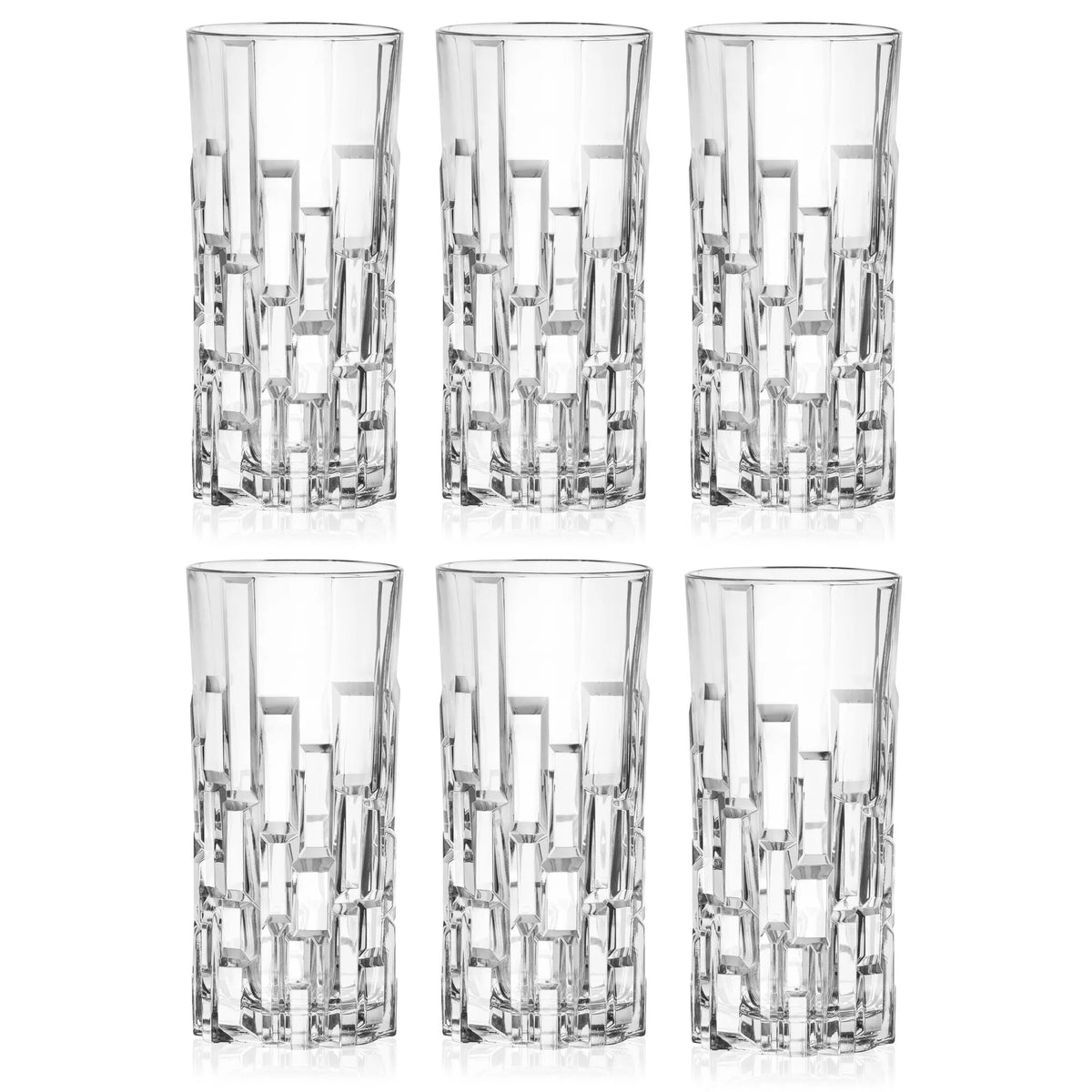 Highball Glass Drinking Tumblers Set of 6 11.6 oz B440