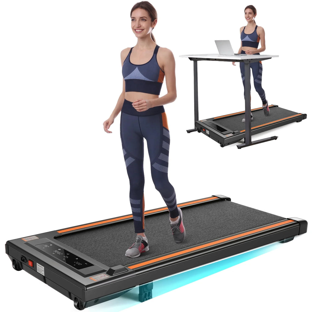 2.5HP Walking Pad Under Desk Treadmill with Remote Control B726