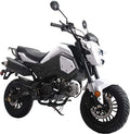 125cc Adult Motorcycle Gas Scooter Dirtbike Dual Sports Bike White Z180