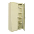 Storage Cabinet, Putty, 36 x 24 x 72 in. Y22431