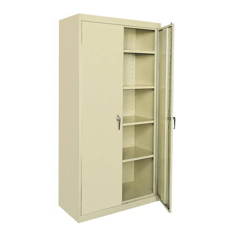 Storage Cabinet, Putty, 36 x 24 x 72 in. Y22431