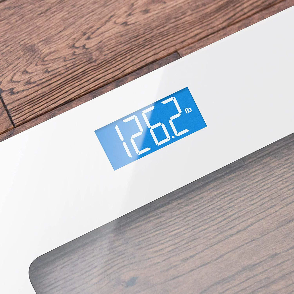 White Glass Bathroom Scale A88212
