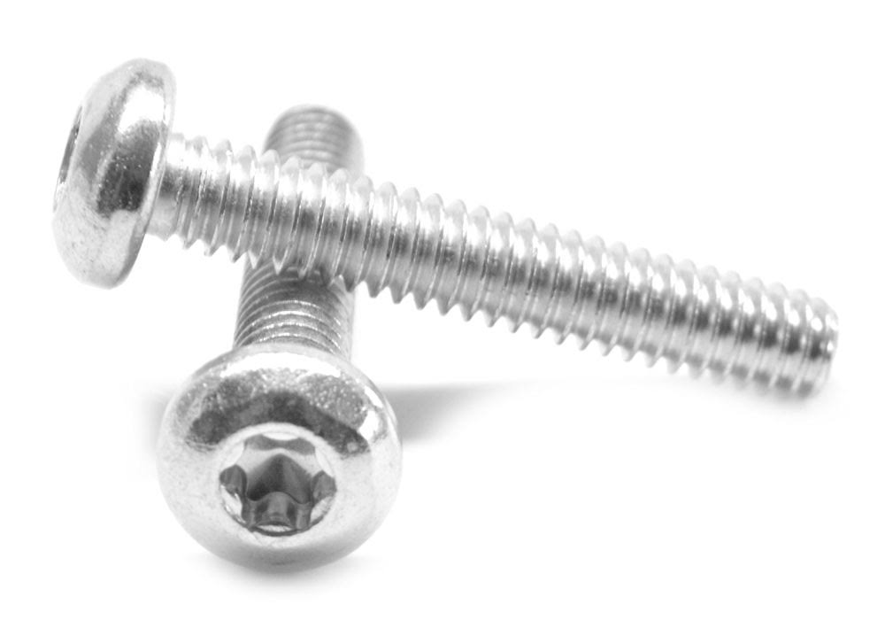 #6-32 x 1 Coarse Thread Machine Screw 6 Lobe Pan Head Low Carbon Steel Zinc Plated N456989