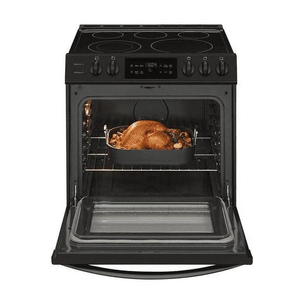 Black 30 in Freestanding Range with Self-Cleaning D65102