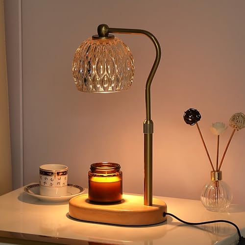White Candle Warmer Lamp with 2 Bulbs R82614