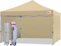 10x10 Heavy Duty Pop-up Canopy Tent with Sidewalls J25789