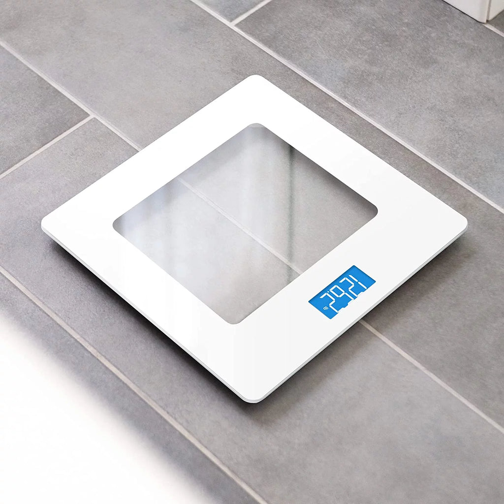 White Glass Bathroom Scale A88212