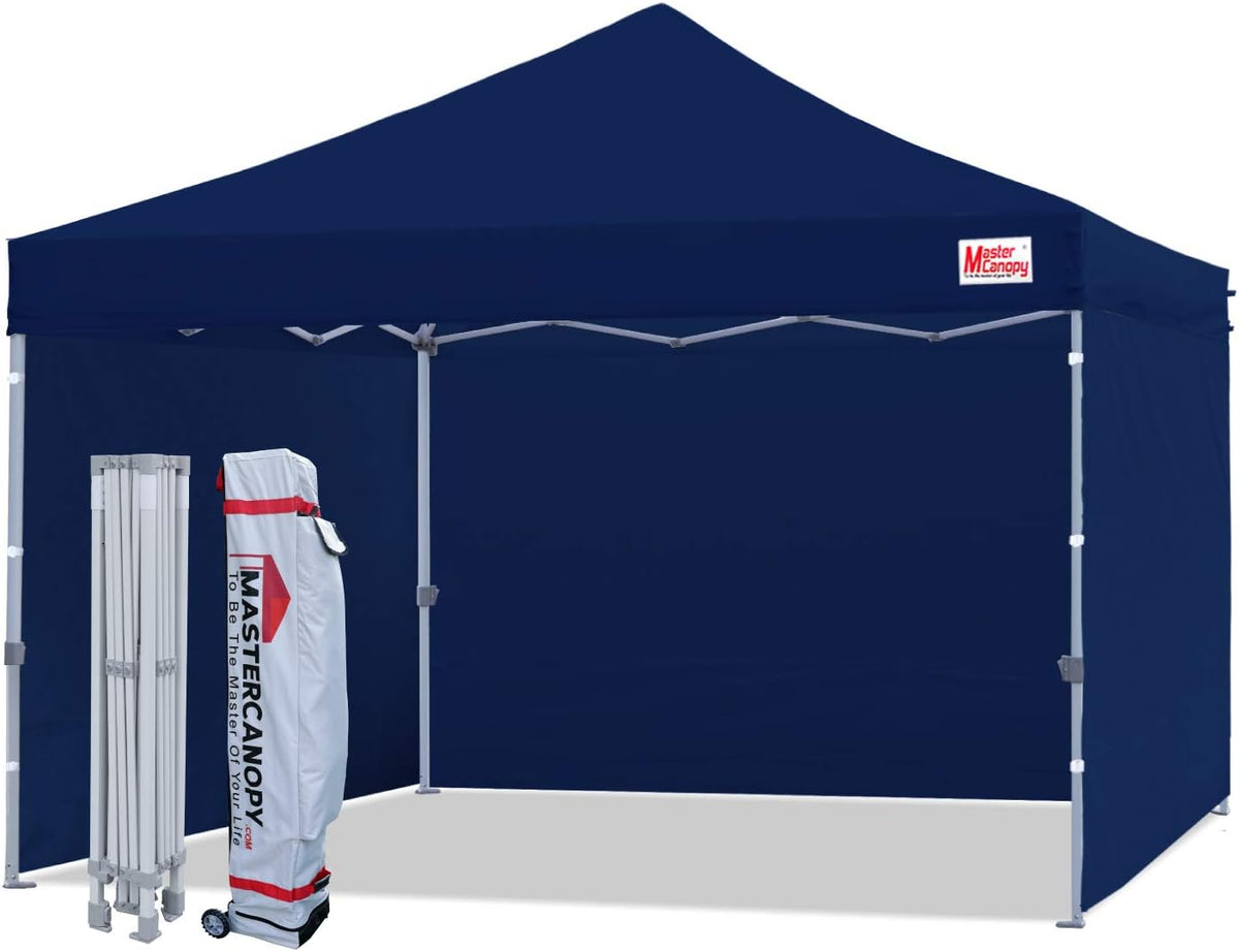 10x10 Heavy Duty Pop-up Canopy Tent with Sidewalls J25789