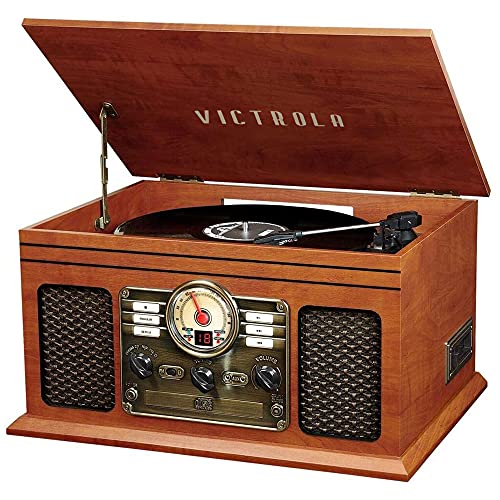 6-in-1 Bluetooth Record Player with Built-in Speakers F39894