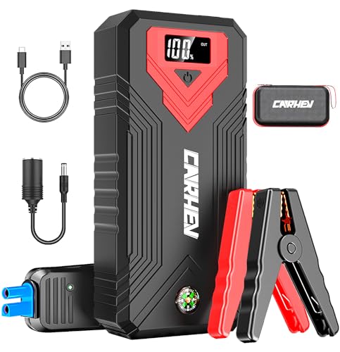 24000mAh 12V Jump Starter with LED Light and USB QC 3.0 Z176