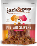 Pig Ears Slivers (1lb) Natural Dog Chews Pork Dog Treats K709553