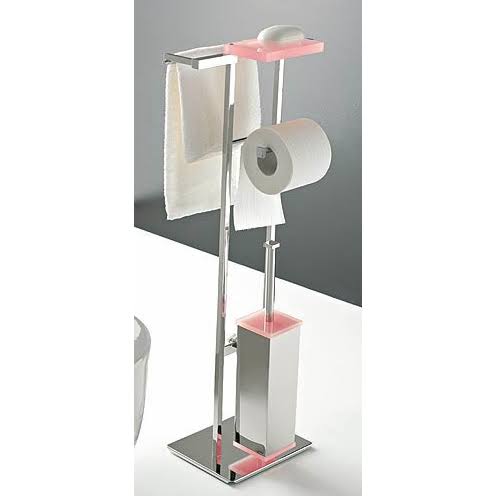 Black Free Standing Toilet Brush Set X6463