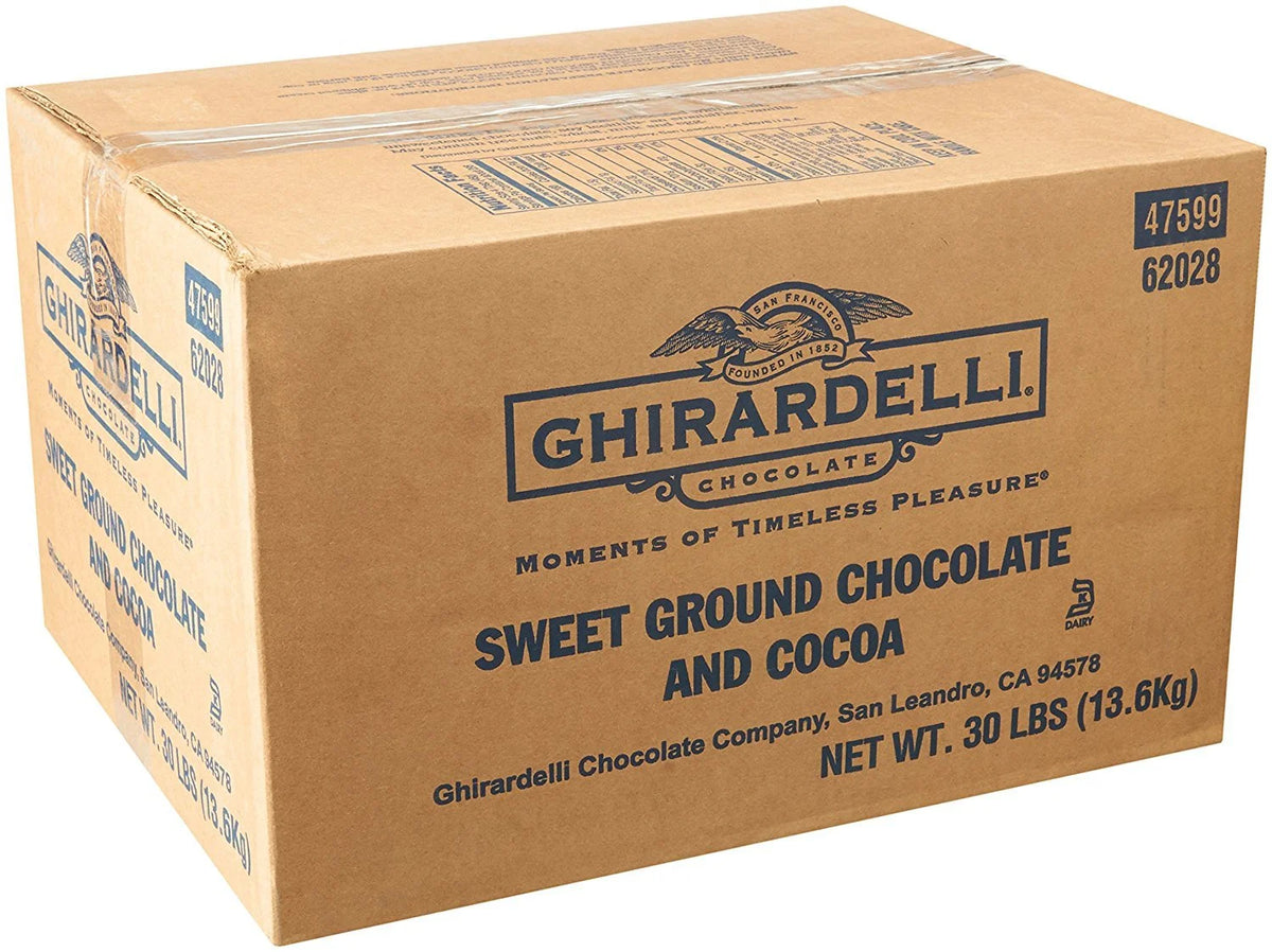 Sweet Ground Chocolate & Cocoa Powder, 30 Pound Y329695