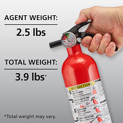 1 Pack Red Multi Purpose Fire Extinguisher 1A10BC B1025