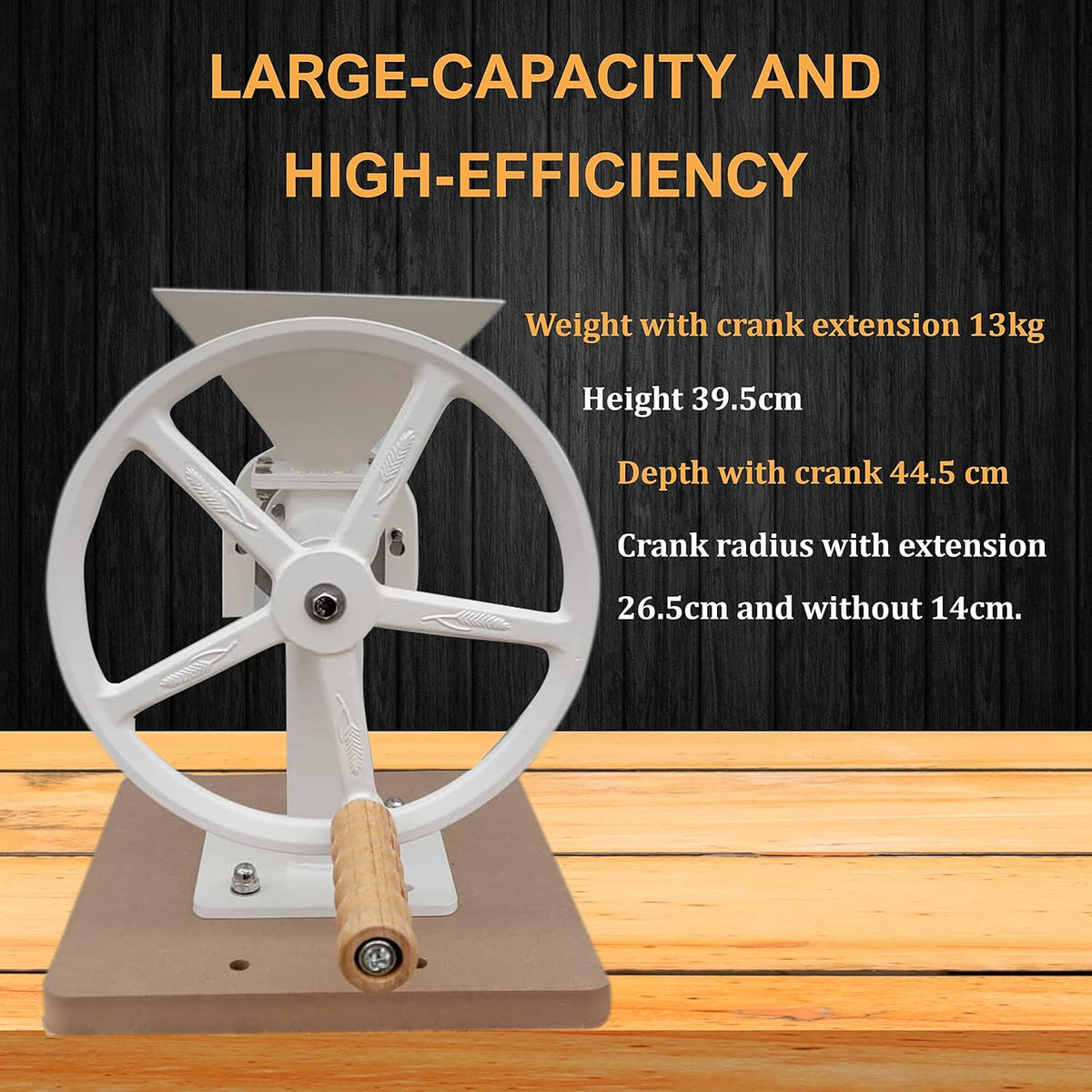 Manual Hand Grain Mill With Steel Disc O560406