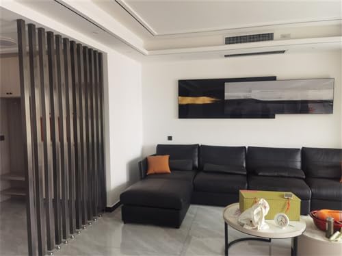 Wooden Slats Room Divider O756544