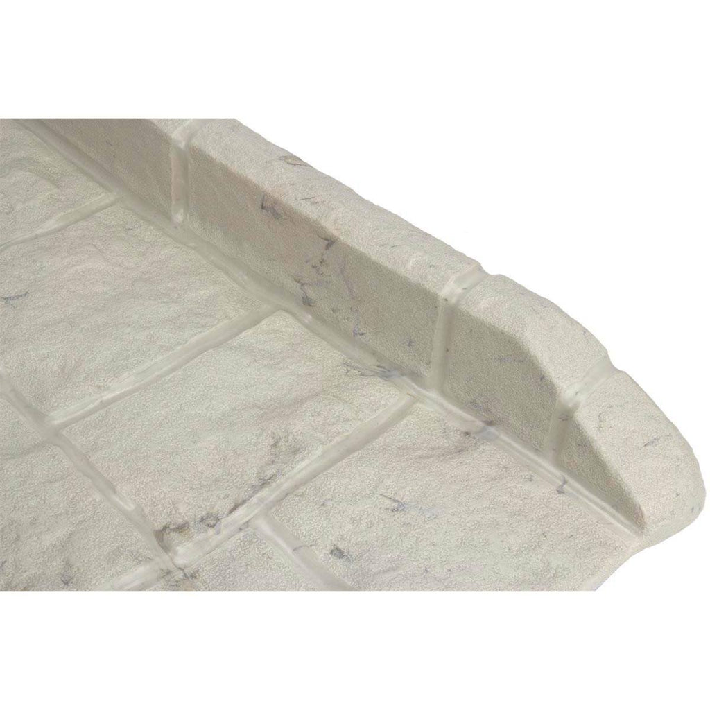 Light Taupe Decorative Rain Gutter Downspout Splash Block 6 Pack B605