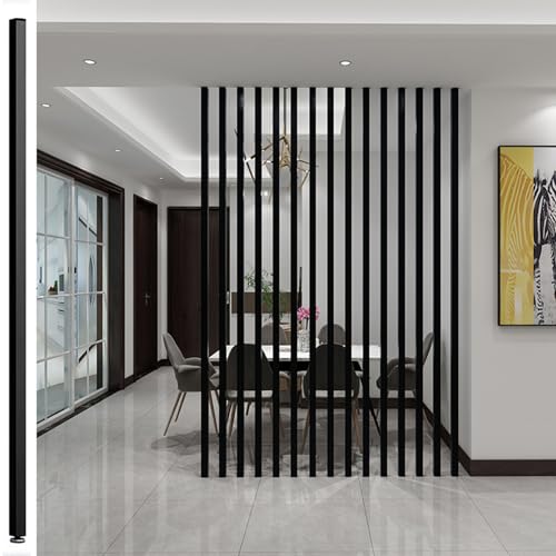 Wooden Slats Room Divider O756544