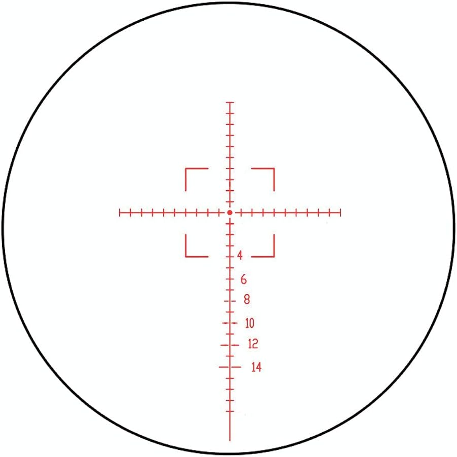 1-6X24 FFP Scope with Red/Green Illuminated Reticle and Scope Mount B994