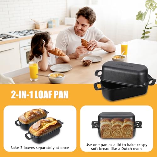 Cast Iron Loaf Pan with Lid M894543